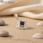 Load image into Gallery viewer, 925 Silver Black Onyx Flower Pendant for Women | Gift
