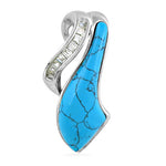 Load image into Gallery viewer, 925 Silver Turquoise Pendant for Women | Daily Wear Jewelry
