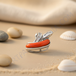 Load image into Gallery viewer, Colgante de coral plateado para mujer | Joyería moderna con piedras preciosas
