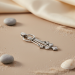将图像加载到图库查看器中， Silver Dangle Pendant with Cubic Zirconia | Women's Fashion Jewelry
