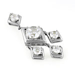 Load image into Gallery viewer, Silver Diamond Pendant Necklace for Women | Gift Jewelry
