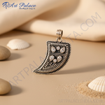 Load image into Gallery viewer, Colgante de lágrima de plata 925 con circonitas | Joyería para mujer
