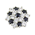 Load image into Gallery viewer, 925 Silver Black &amp; White Stone Stud Earrings | Women's Jewelry
