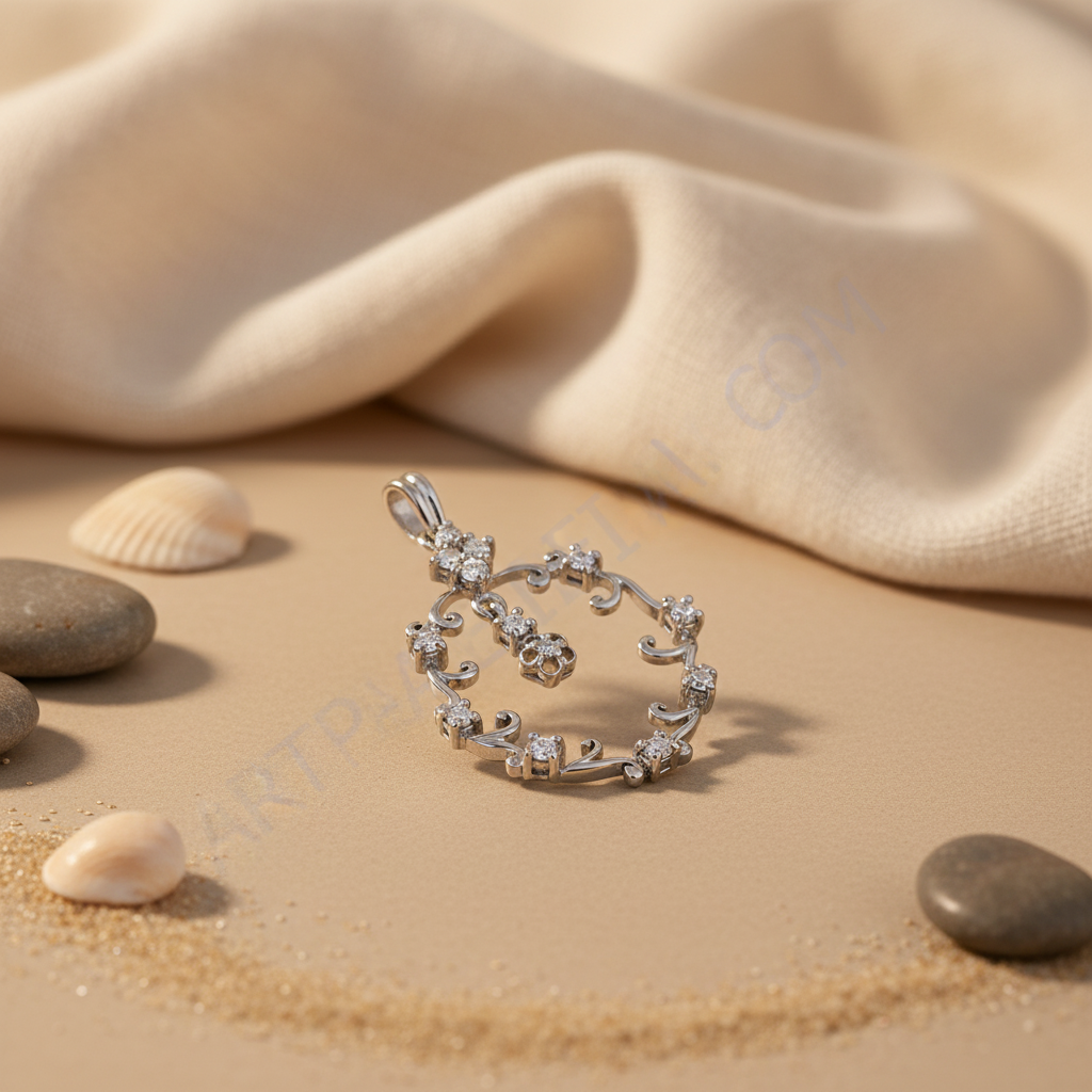 925 Silver Cubic Zirconia Pendant for Women | Daily Wear