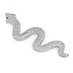 Load image into Gallery viewer, 925 Silver Cubic Zirconia Snake Pendant | Women's Jewelry
