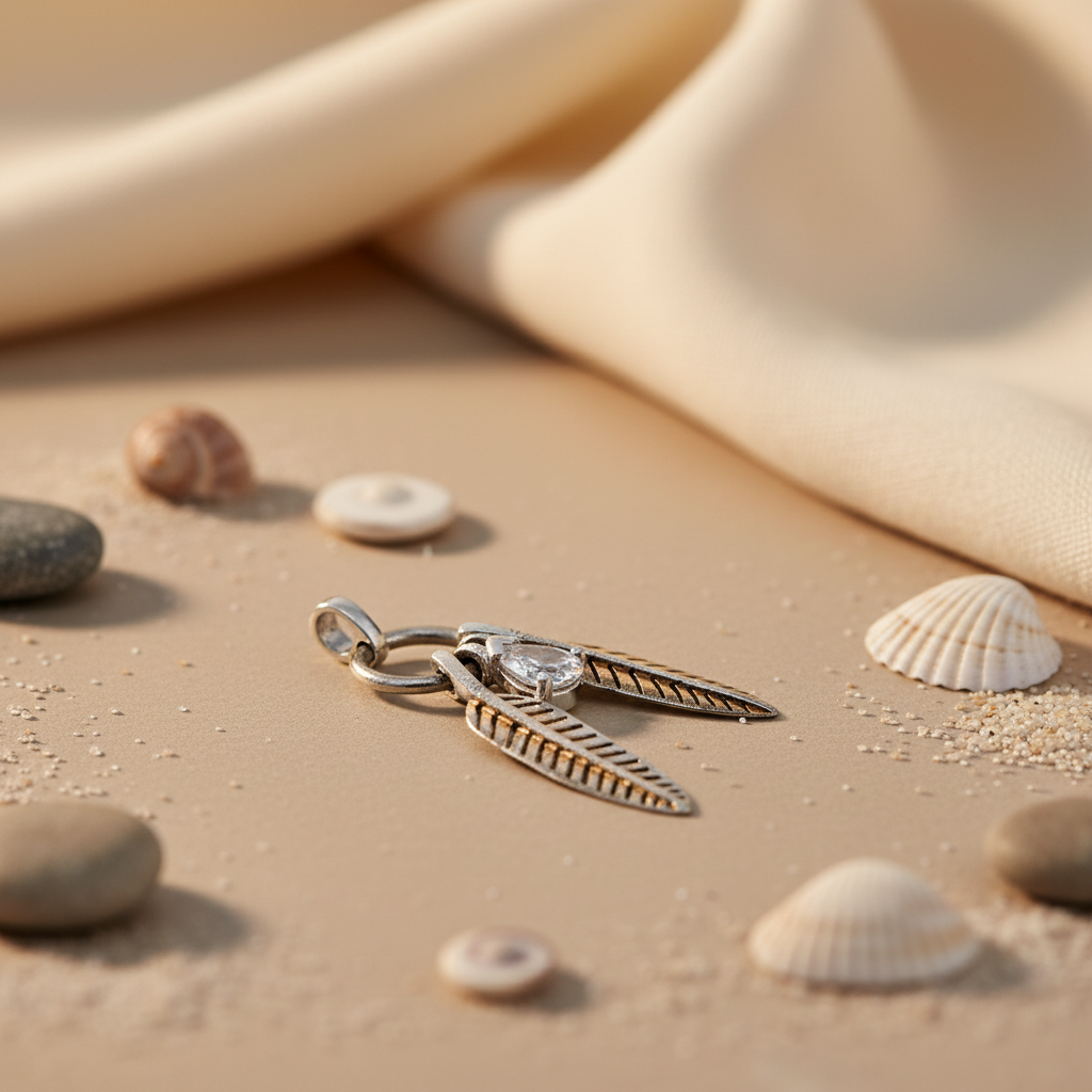 925 Silver Feather Pendant Necklace for Women | Gift Jewelry