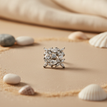 将图像加载到图库查看器中， Silver Cubic Zirconia Flower Ring for Women | Gift Jewelry
