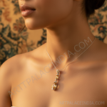 Load image into Gallery viewer, Collar con colgante de citrino en plata 925 para mujer | Regalo para uso diario
