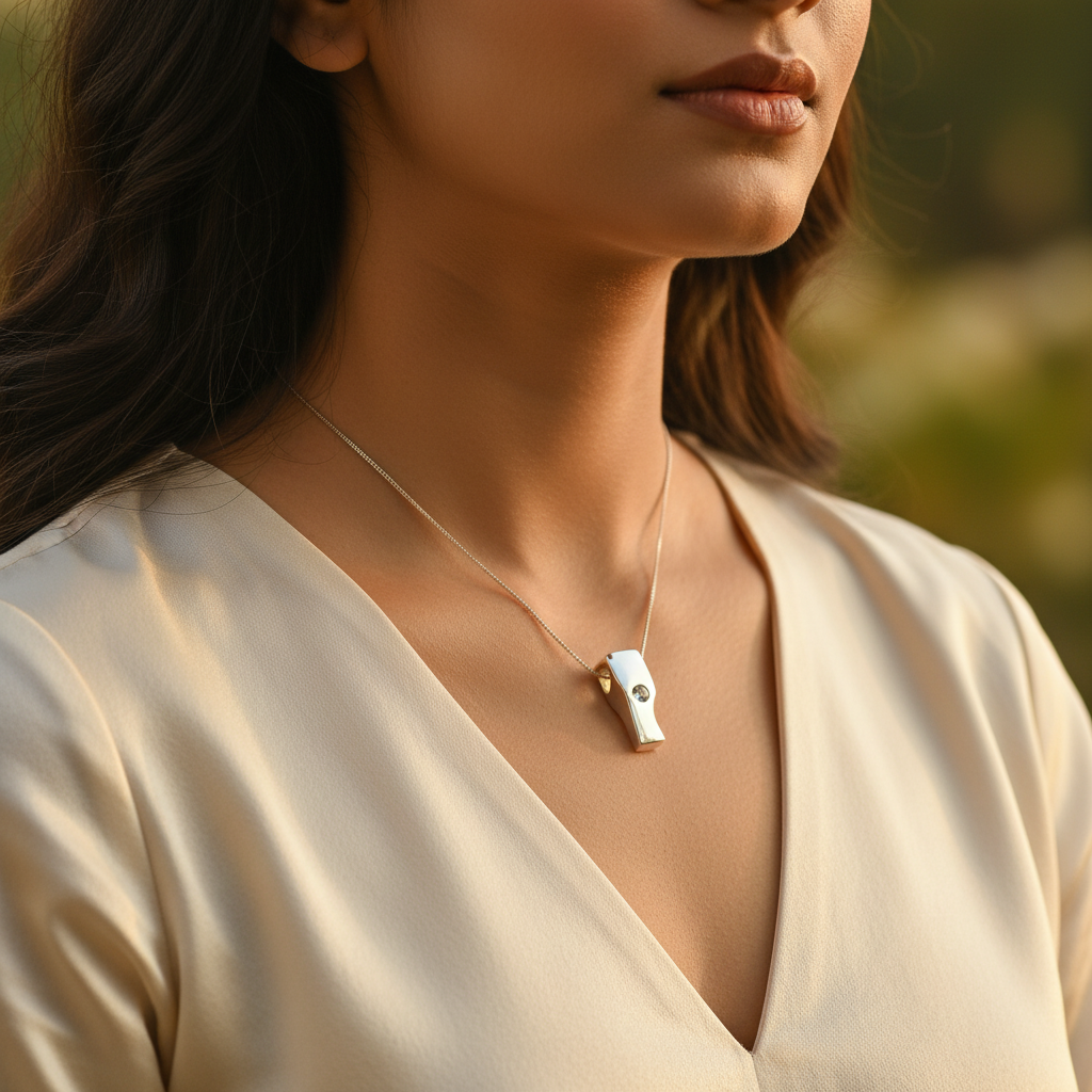 925 silver cubic zirconia pendant for women | daily wear