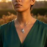 将图像加载到图库查看器中， 925 Silver Pendant with CZ Stones for Women | Gift Jewelry
