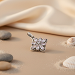 将图像加载到图库查看器中， 925 Silver Flower Pendant for Women | Gemstone Jewelry Gift

