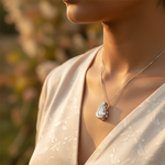 将图像加载到图库查看器中， 925 Silver Pear Cut CZ Pendant for Women | Fashion Jewelry
