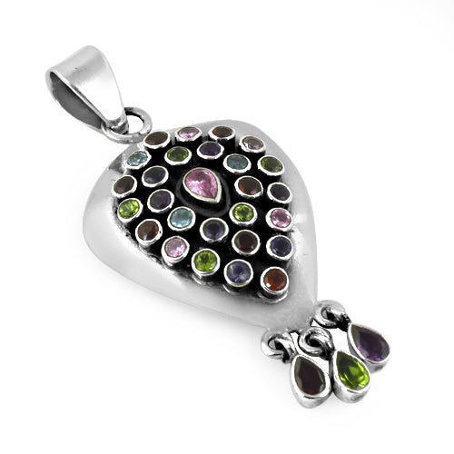 925 Silver Gemstone Pendant for Women | Daily Wear Gift
