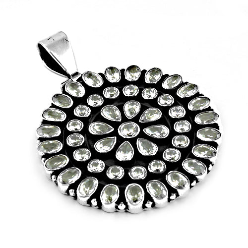 925 Silver Gemstone Pendant for Women | Statement Jewelry