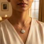 将图像加载到图库查看器中， 925 Silver Cubic Zirconia Pendant | Women's Gift Jewelry
