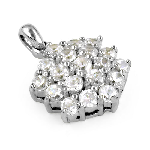 925 silver cubic zirconia pendant | women's gift jewelry