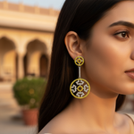 Load image into Gallery viewer, Collar con colgante de zafiro amarillo en plata 925 para mujer
