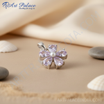 Load image into Gallery viewer, Colgante de flor de amatista en plata 925 para mujer | Joyería de regalo
