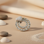 将图像加载到图库查看器中， Silver Crystal Double Hoop Earrings for Women | Dazzling Jewelry
