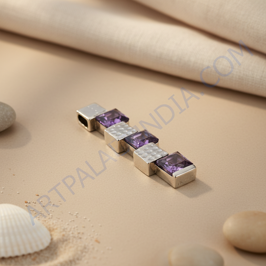 Colgante de plata con circonita cúbica para mujer | joyería de moda