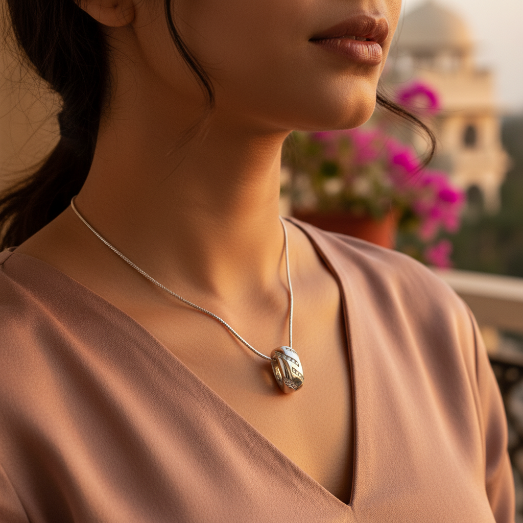 Silver Cubic Zirconia Bead for Jewelry Making | DIY Supplies