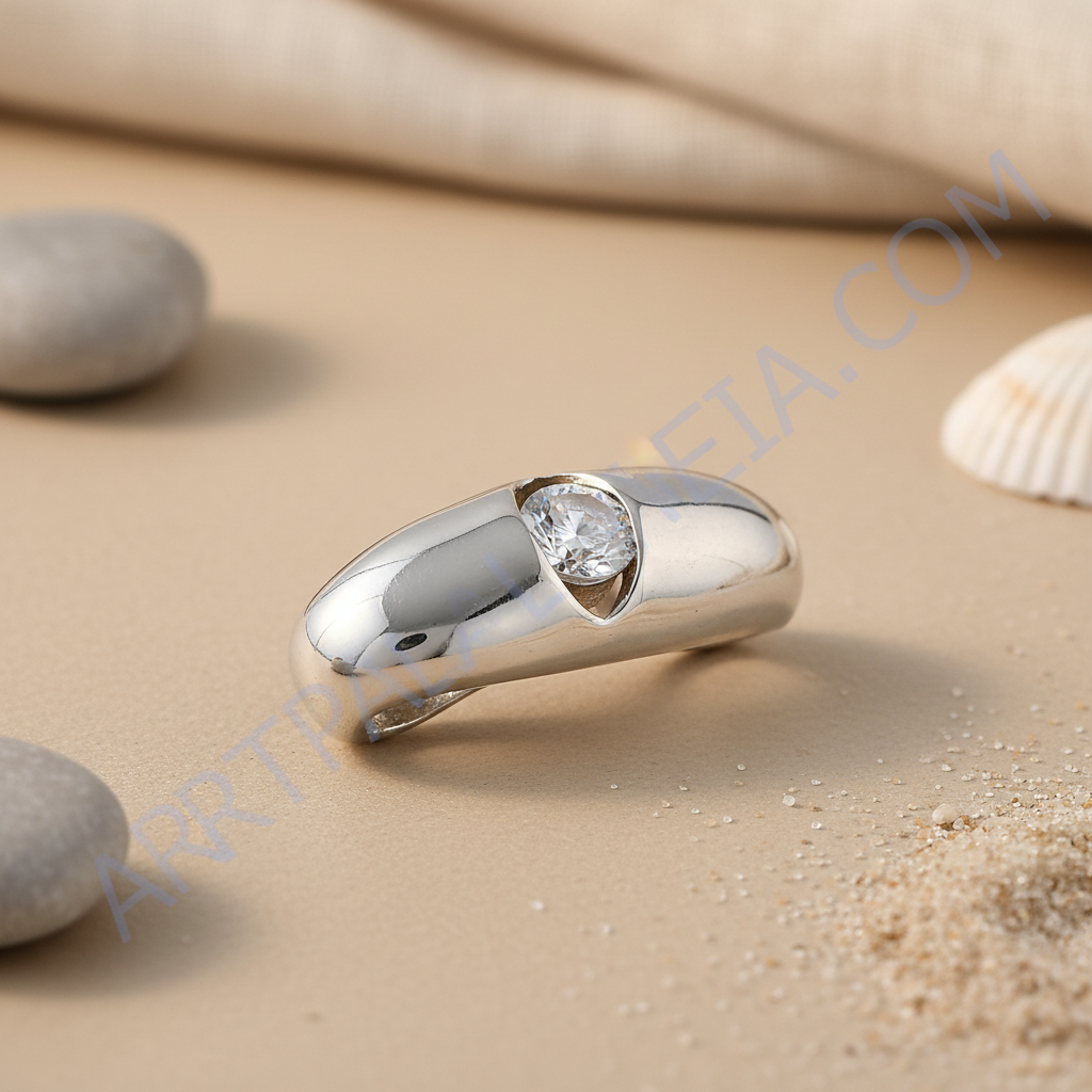 925 silver cubic zirconia pendant for women | daily wear gift