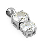 将图像加载到图库查看器中， Silver Cubic Zirconia Pendant for Women | Elegant Jewelry
