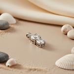 将图像加载到图库查看器中， Silver Cubic Zirconia Pendant for Women | Elegant Jewelry
