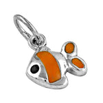 将图像加载到图库查看器中， 925 Silver Clownfish Charm Pendant | Enamel Jewelry for Women

