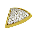将图像加载到图库查看器中， gold plating Diamond Triangle Pendant Jewelry for Women | Gift
