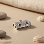 将图像加载到图库查看器中， Silver Ruby Pendant for Women | Gemstone Jewelry Gift
