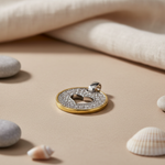 Load image into Gallery viewer, gold plating &amp; Silver Heart Pendant Necklace | Women's Crystal Jewelry
