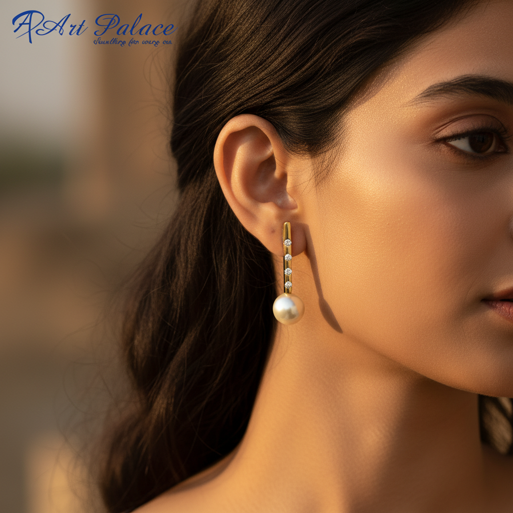 金珍珠吊坠项链 | 女士金饰 | 礼物