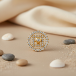 将图像加载到图库查看器中， gold plating Diamond Halo Pendant for Women | Fine Jewelry Gift
