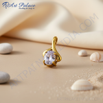 将图像加载到图库查看器中， 女士金色椭圆形宝石吊坠 | 日常佩戴项链
