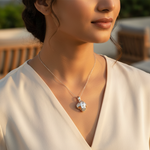 Load image into Gallery viewer, 925 Silver Cubic Zirconia Pendant for Women | Daily Wear
