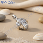 Load image into Gallery viewer, 925 Silver Cubic Zirconia Pendant for Women | Daily Wear
