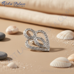 Load image into Gallery viewer, 925 Silver Cubic Zirconia Heart Pendant for Women | Gift Jewelry
