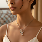 Load image into Gallery viewer, 925 Silver Cubic Zirconia Pendant for Women | Modern Jewelry
