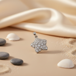 将图像加载到图库查看器中， 925 Silver Cubic Zirconia Star Pendant | Women's Jewelry Gift
