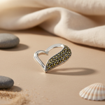 将图像加载到图库查看器中， 925 Silver Heart Pendant with Gemstones for Women | Gift Jewelry
