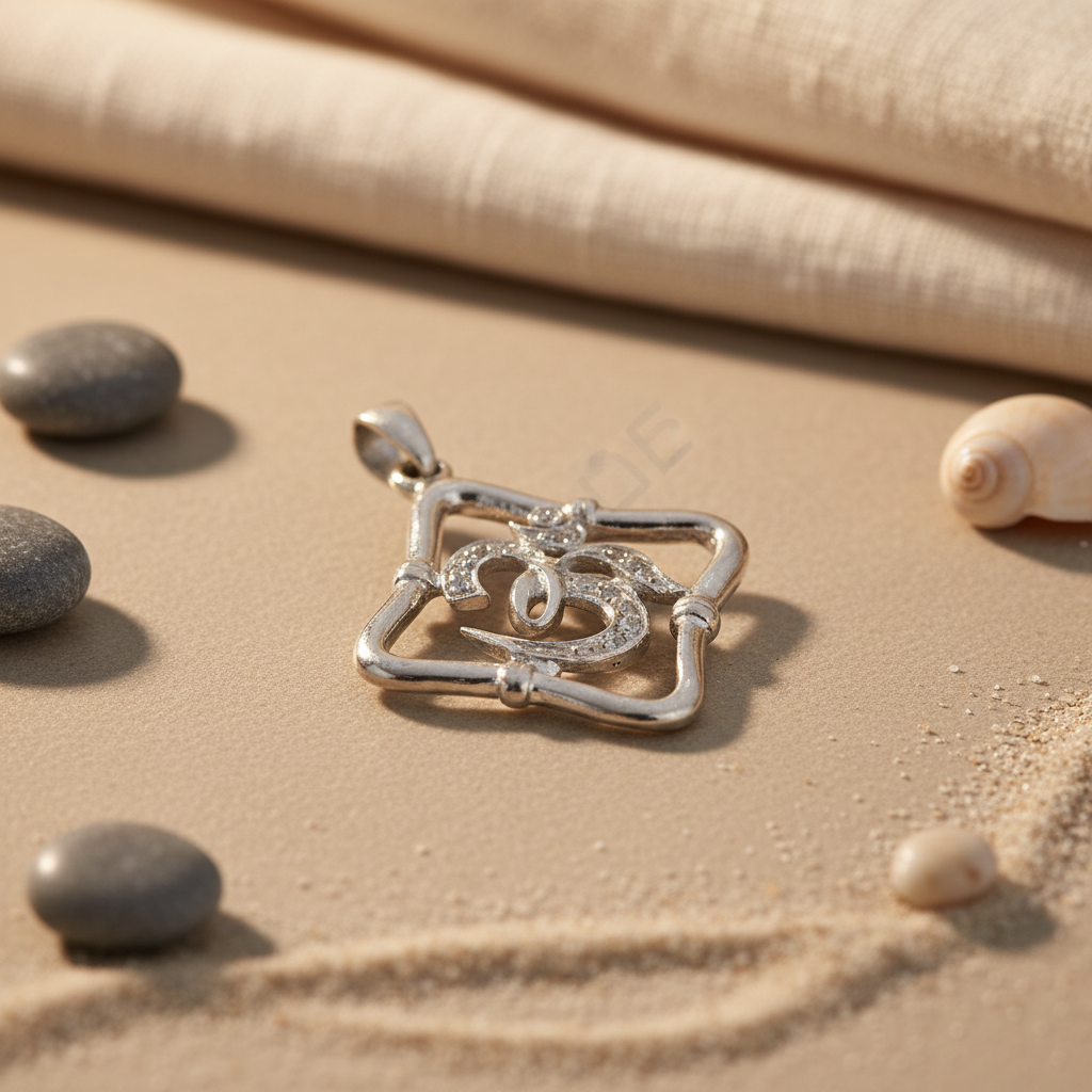 925 Silver Om Pendant for Women | Religious Jewelry