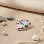 Load image into Gallery viewer, 925 Silver Butterfly Pendant | Mother of Pearl Gemstone for Women
