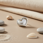 将图像加载到图库查看器中， Silver Heart Pearl Pendant for Women | Daily Wear Necklace
