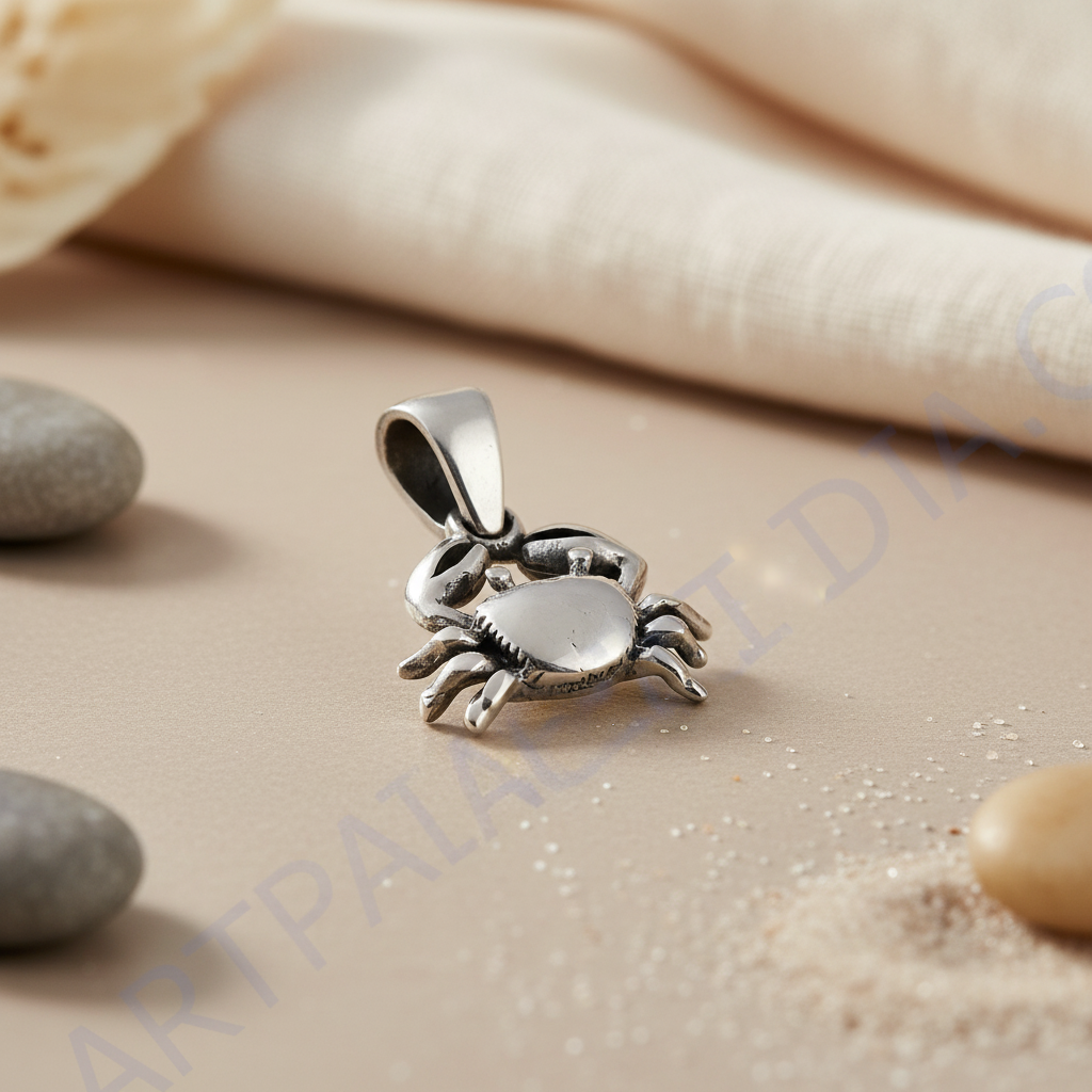 925 Silver Crab Pendant Necklace | Animal Jewelry for Women