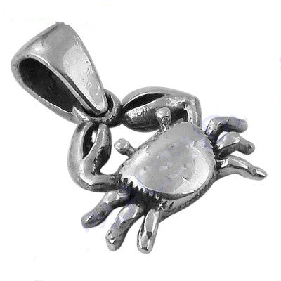 925 silver crab pendant necklace | animal jewelry for women