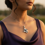 Load image into Gallery viewer, 925 Silver Abstract Pendant for Women | Modern Jewelry Gift
