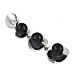 将图像加载到图库查看器中， Silver Pearl Bracelet for Women | Black Pearl Jewelry Gift
