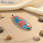 Load image into Gallery viewer, Collar con colgante de concha de ostra espinosa de plata | Joyería con piedras preciosas
