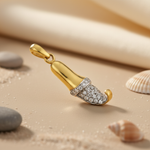 将图像加载到图库查看器中， gold plating Pave Diamond Pendant for Women | Elegant Jewelry
